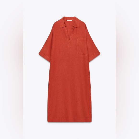 NWT ZW COLLECTION 100% LINEN TUNIC DRESS Sz M - Picture 5 of 5